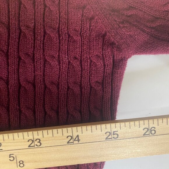 Vtg Pendleton Pima Coton Sweater Mens XL Pullover Fisherman Cable Knit‎ - Picture 7 of 10